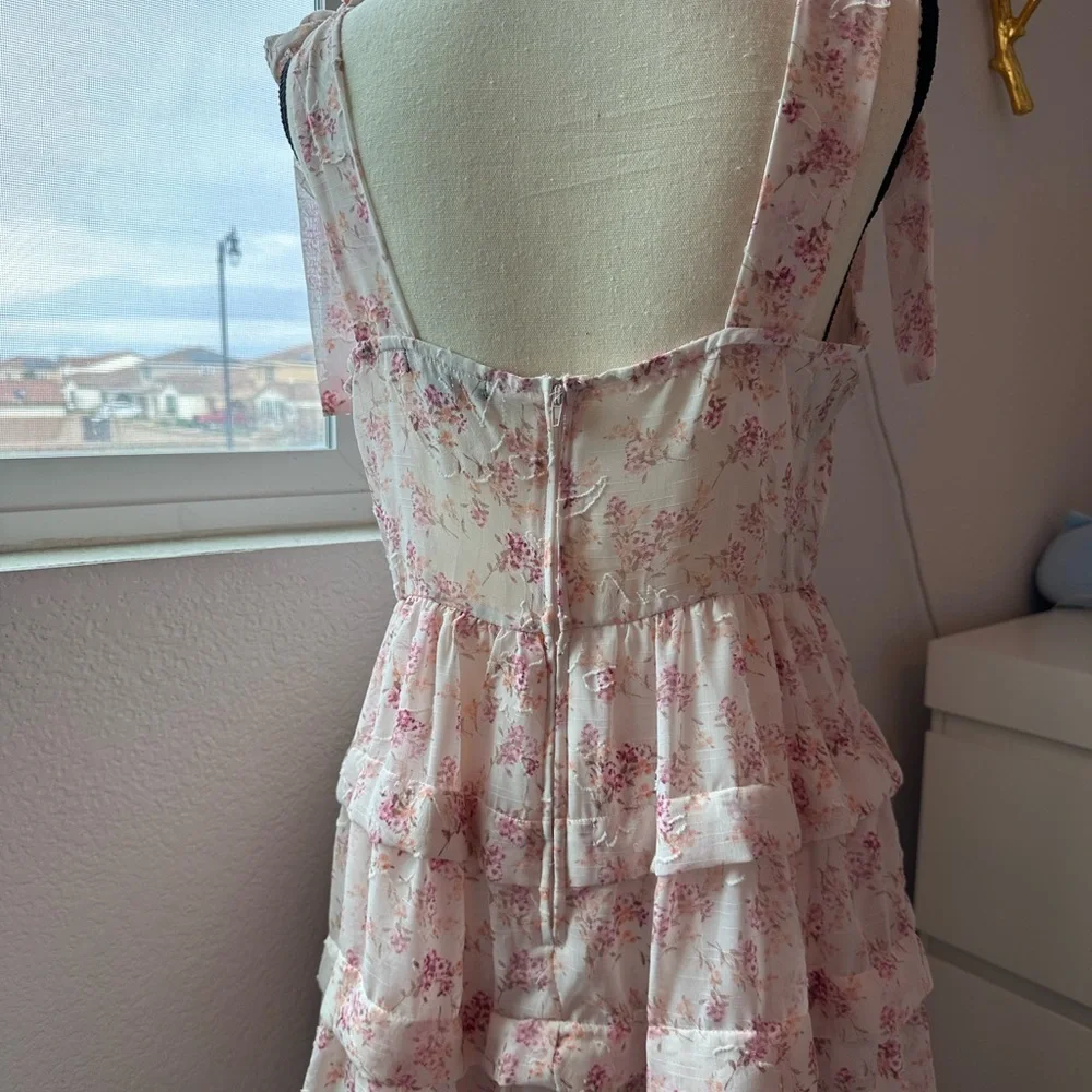 Trixxi Floral Juniors Mini Dress - Picture 6 of 9
